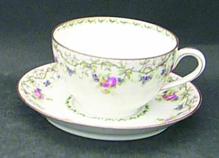 POY101 Flat Cup & Saucer Set by Jean Pouyat