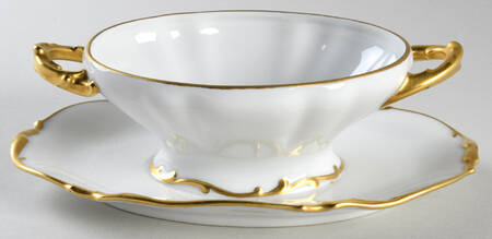 POY40 Gravy Boat w/Attached Underplate No Lid