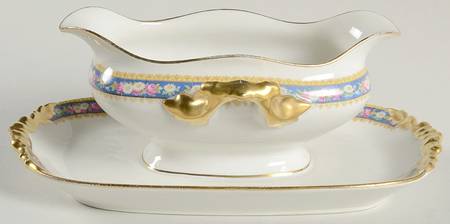 POY70 Gravy Boat with Attached Underplate