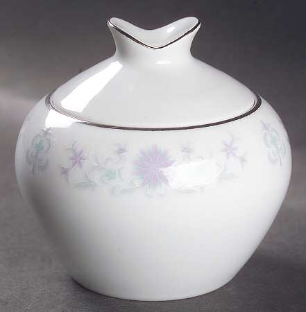 Lavender Rose Sugar Bowl & Lid
