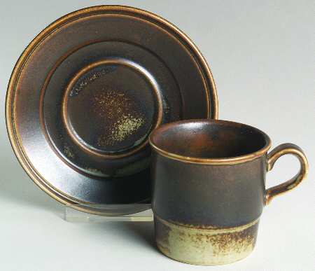 Lava Flat Cup & Saucer Set