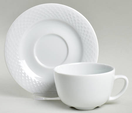Fasett Flat Cup & Saucer Set