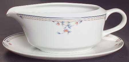 Heritage Blossom Gravy Boat & Underplate/Relish
