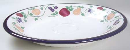 Orchard Medley Chip Bowl/Plate for Chip & Dip Set