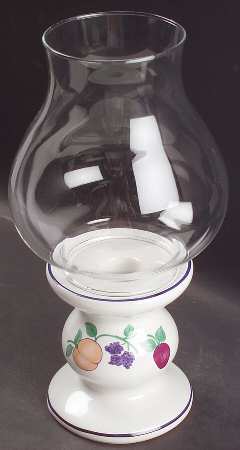 Orchard Medley Hurricane Lamp & Globe