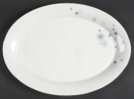 Star Shower 14" Oval Serving Platter