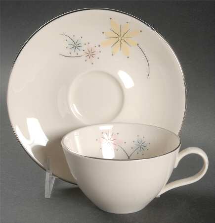 Pastella Flat Cup & Saucer Set