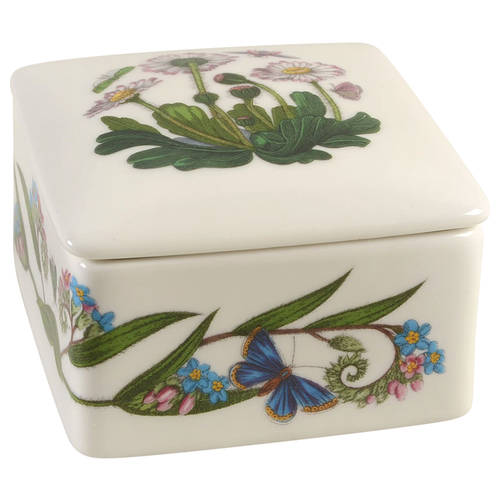Botanic Garden 3" Square Treasure Box W/Lid