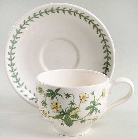 Botanic Garden Traditional Footed Cup & Saucer Set