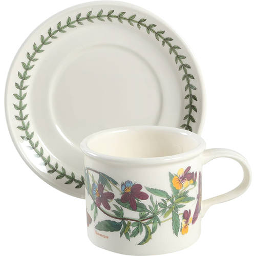 Botanic Garden Drum Breakfast Cup & Saucer Set