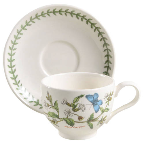 Botanic Garden Traditional Footed Cup & Saucer Set