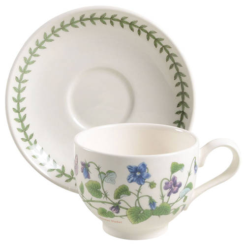 Botanic Garden Traditional Footed Cup & Saucer Set