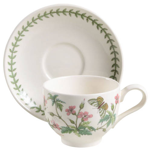 Botanic Garden Traditional Footed Cup & Saucer Set