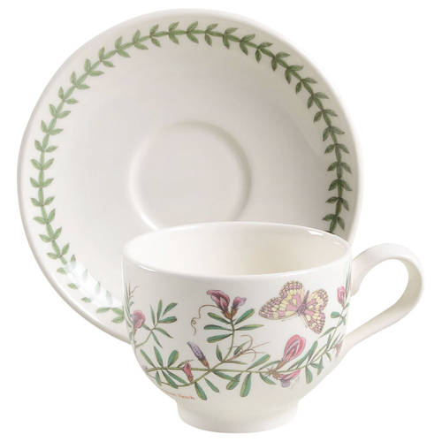 Botanic Garden Traditional Footed Cup & Saucer Set