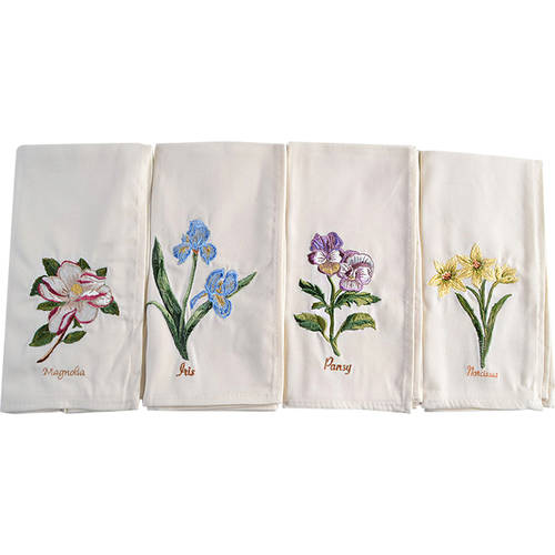 Botanic Garden 19" Cloth Napkin - Set of 4 Motifs