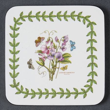 Botanic Garden Square Corkback Coaster