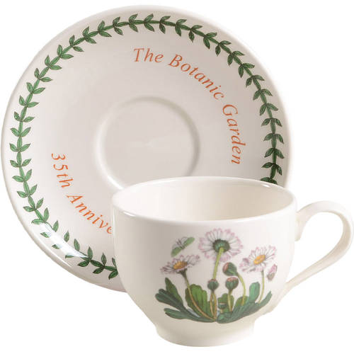 Botanic Garden 35th Anniversary Commemorative Drum Cup & Saucer
