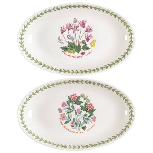 Botanic Garden (Set of 2) 8" Oval Dishes