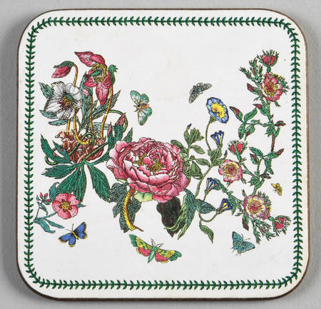 Botanic Garden Cork Back Square Coaster