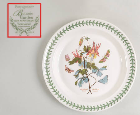 Botanic Garden Dinner Plate w50th Anniversary Backstamp