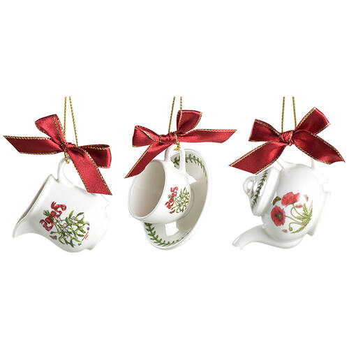 Botanic Garden (Set of 3) Ornament (Pitcher,Cup & Saucer &Teapot)