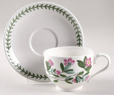 Botanic Garden Traditional Footed Cup & Saucer Set