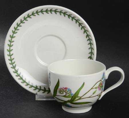Botanic Garden 25th Anniversary Traditional Cup & Saucer by Portmeirion