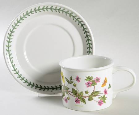 Botanic Garden Drum Breakfast Cup & Saucer Set