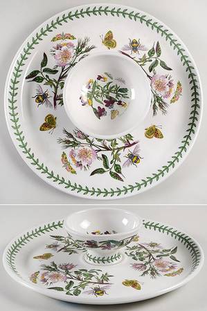 Botanic Garden Chip/Dip Set (Uses Sorbet for Dip)