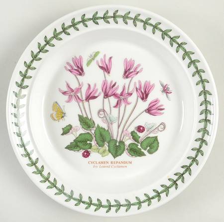 Botanic Garden Bread & Butter Plate (25th Anniversary Backstamp)