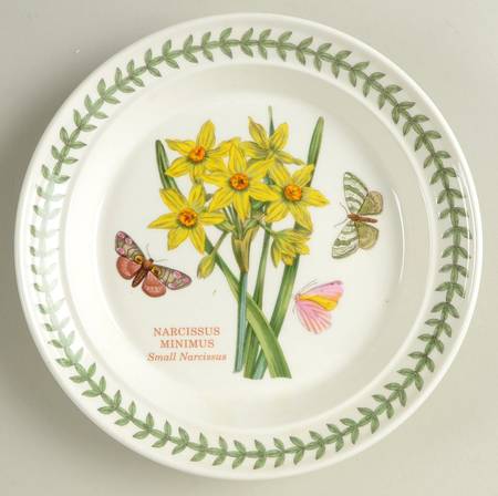 Botanic Garden Bread & Butter Plate (25th Anniversary Backstamp)