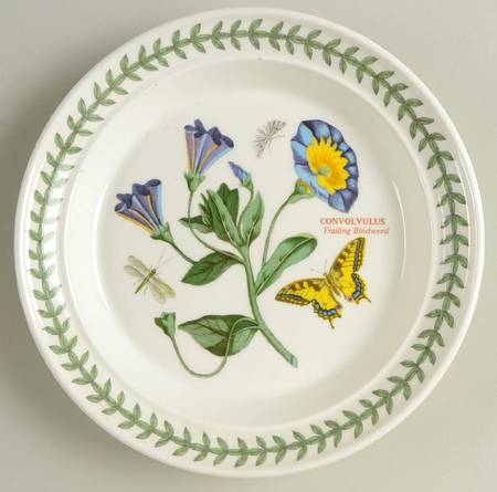 Botanic Garden Bread & Butter Plate (25th Anniversary Backstamp)