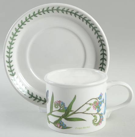 Botanic Garden Drum Breakfast Cup & Saucer Set