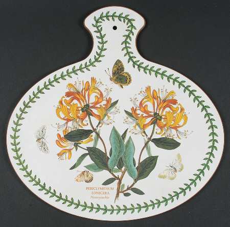 Botanic Garden Oval Handed Melamine/Wood Cutting Board