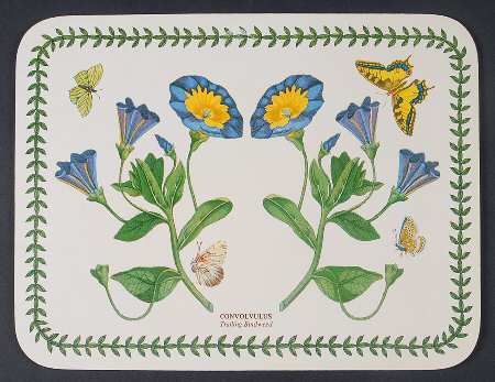 Botanic Garden 10" Rectangular Corkboard Placemat