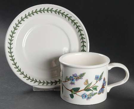 Botanic Garden Drum Breakfast Cup & Saucer Set