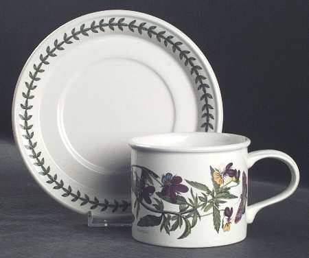 Botanic Garden Drum Breakfast Cup & Saucer Set