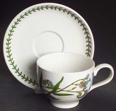Botanic Garden Traditional Breakfast Cup & Saucer Set