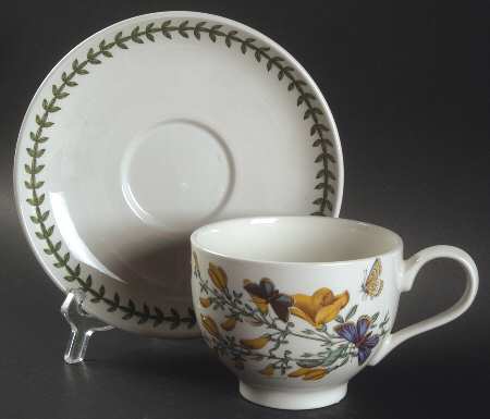 Botanic Garden Traditional Breakfast Cup & Saucer Set