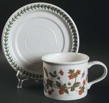 Botanic Garden Drum Breakfast Cup & Saucer Set