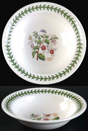 Botanic Garden Romantic Shape Rim Cereal/Oatmeal Bowl