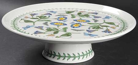 Botanic Garden 12" Diameter Pedestal Cake Stand