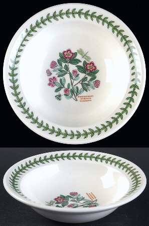Botanic Garden Romantic Shape Rim Cereal/Oatmeal Bowl