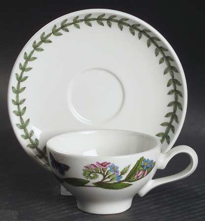 Botanic Garden Espresso Cup & Saucer Set-25 Anniversary