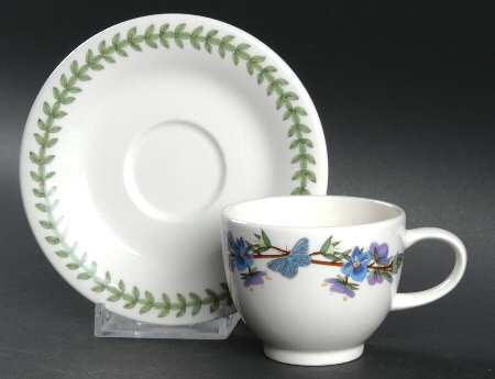 Botanic Garden Sovereign Espresso Cup & Saucer