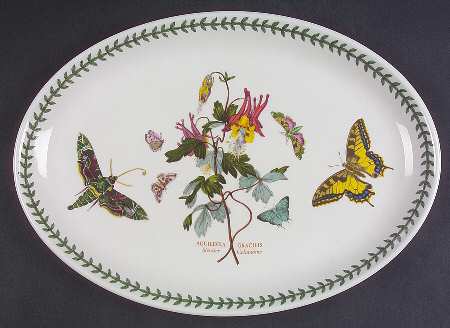Botanic Garden 13" Oval Steak Platter