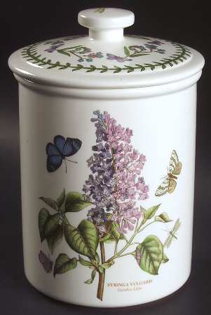 Botanic Garden 8" Storage Crock & Lid