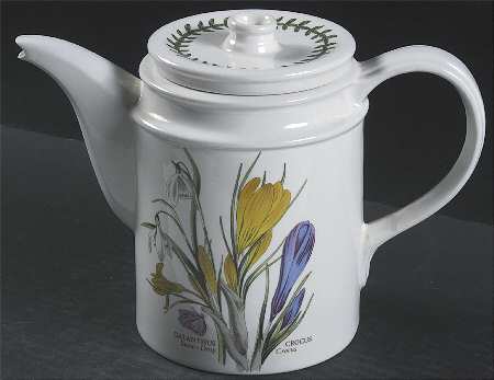Botanic Garden 5 1/2 Cup Tea/Coffee Pot & Lid