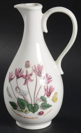Botanic Garden Handled Vinegar Cruet No Stopper