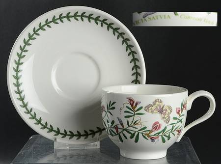 Botanic Garden Traditional Footed Cup & Saucer Set